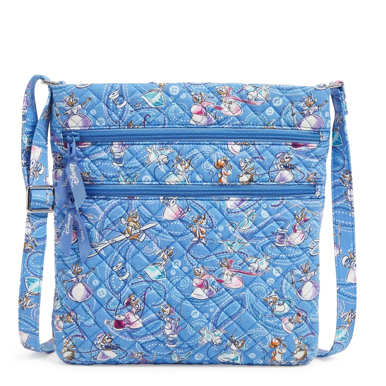Vera Bradley Disney Cinderella Triple Zip Hipster Crossbody - Paisley Friends