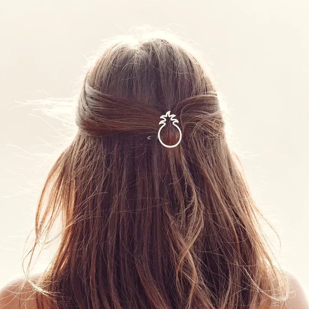Pura Vida Pineapple Hair Barrette