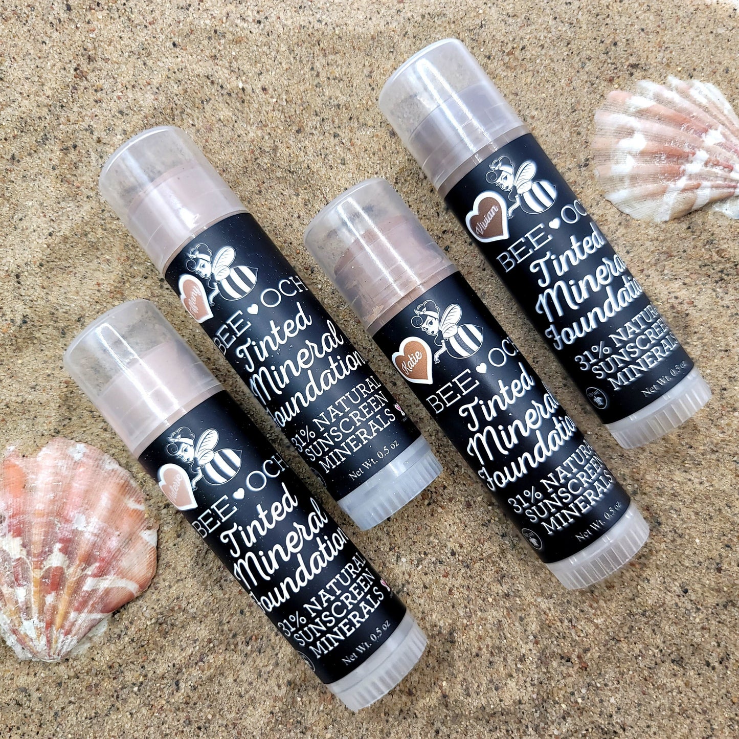 Bee-Och Tinted Mineral Sunscreen Foundation - Katie