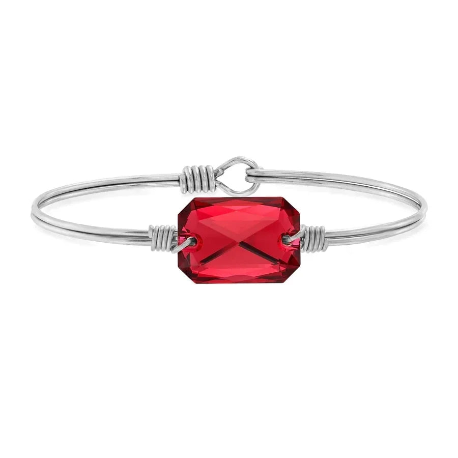 Luca + Danni Dylan Bangle Bracelet in Scarlet