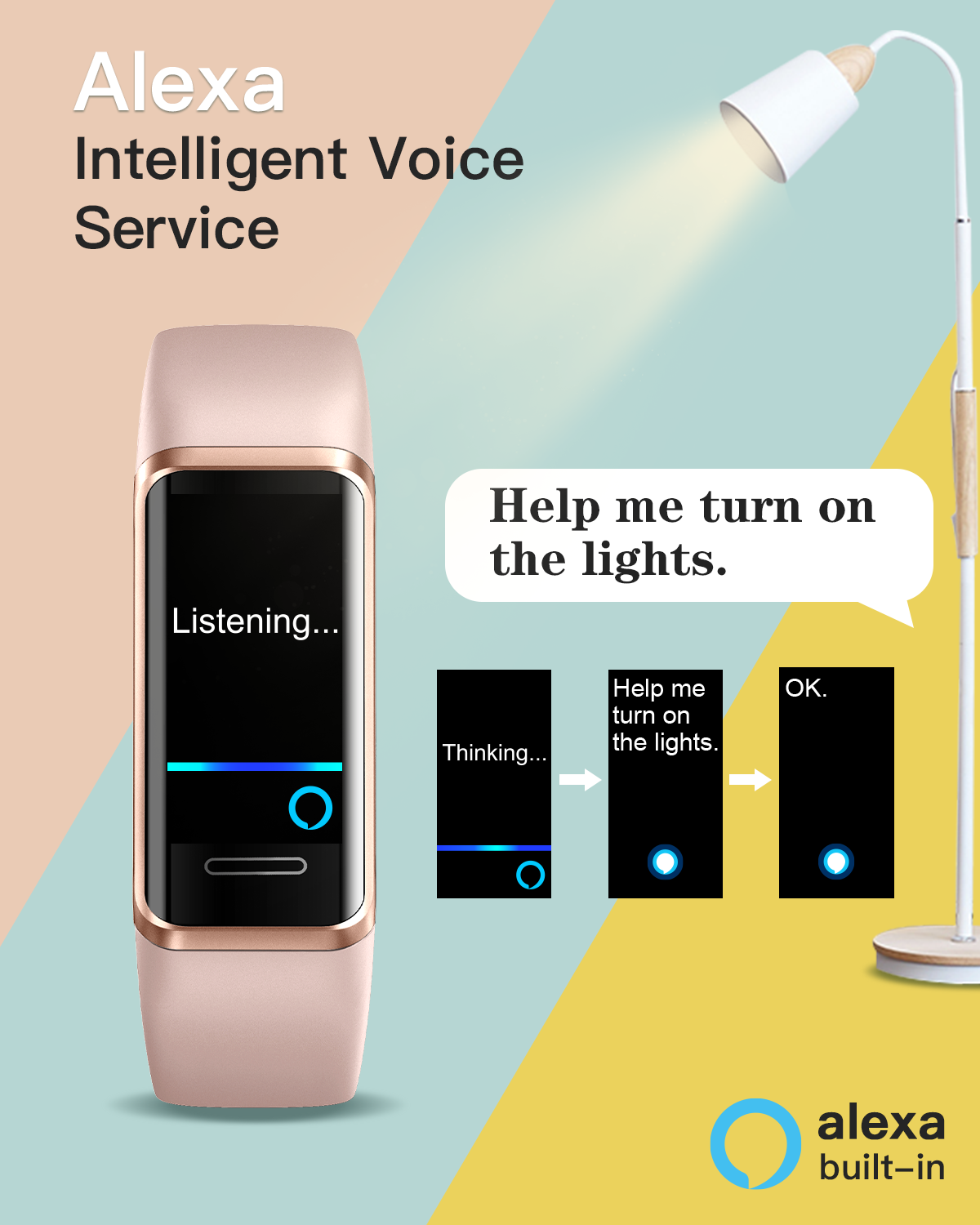 Fitness Tracker (Smart Watch) with Heart Rate/Blood Oxygen Monitor - iOS/Android/Bluetooth