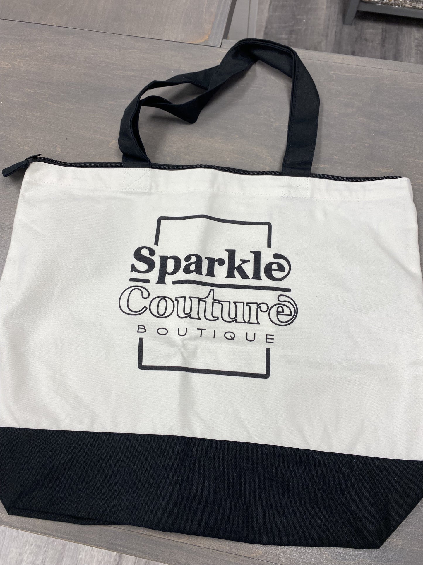Sparkle Couture Canvas Tote Bag