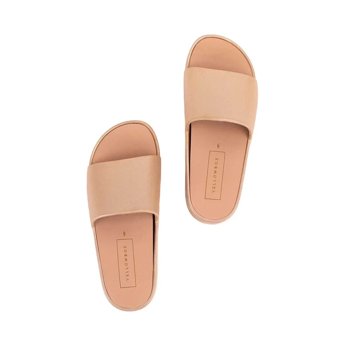 Yellow Box Torrey Flatform Sandal - Blush Shimmer