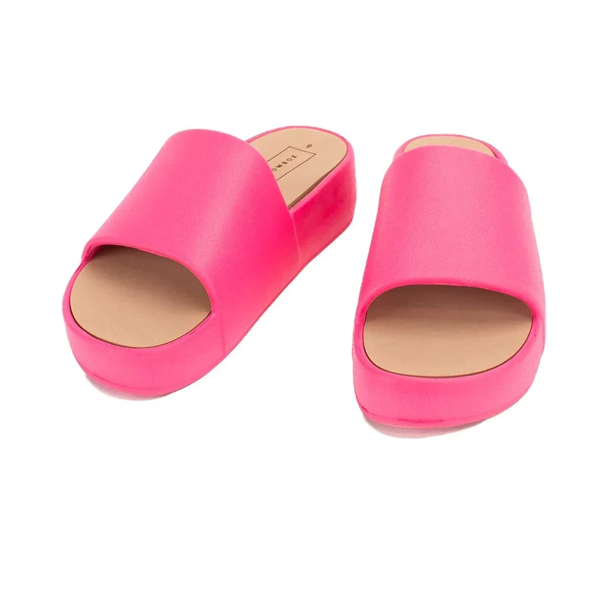 Yellow Box Torrey Flatform Sandal - Fuchsia