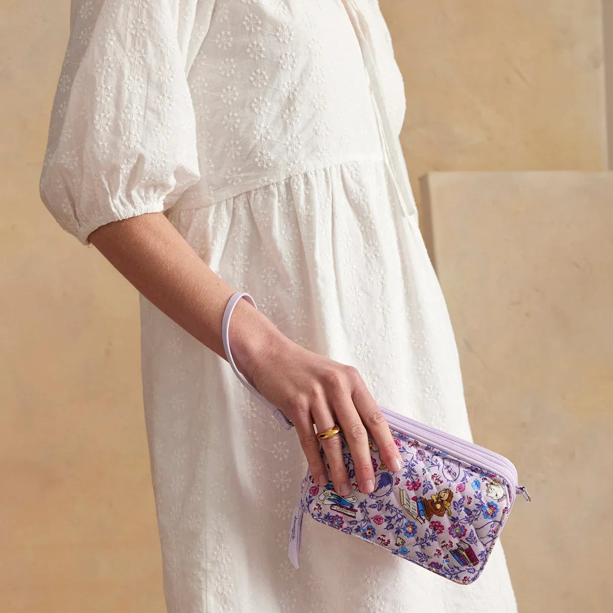 Vera Bradley Disney RFID All In One Crossbody - Belle Petite Floral