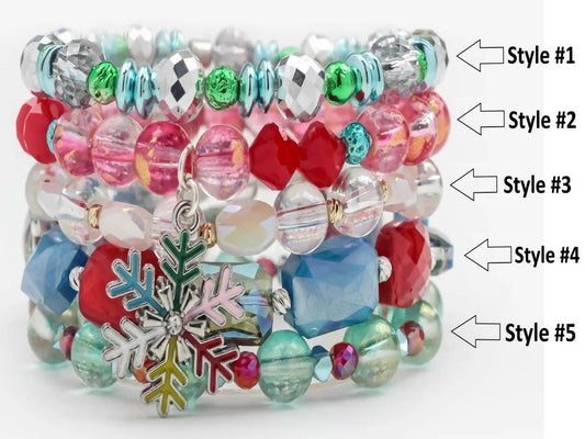 Erimish Jolly Holiday Stretch Bracelet
