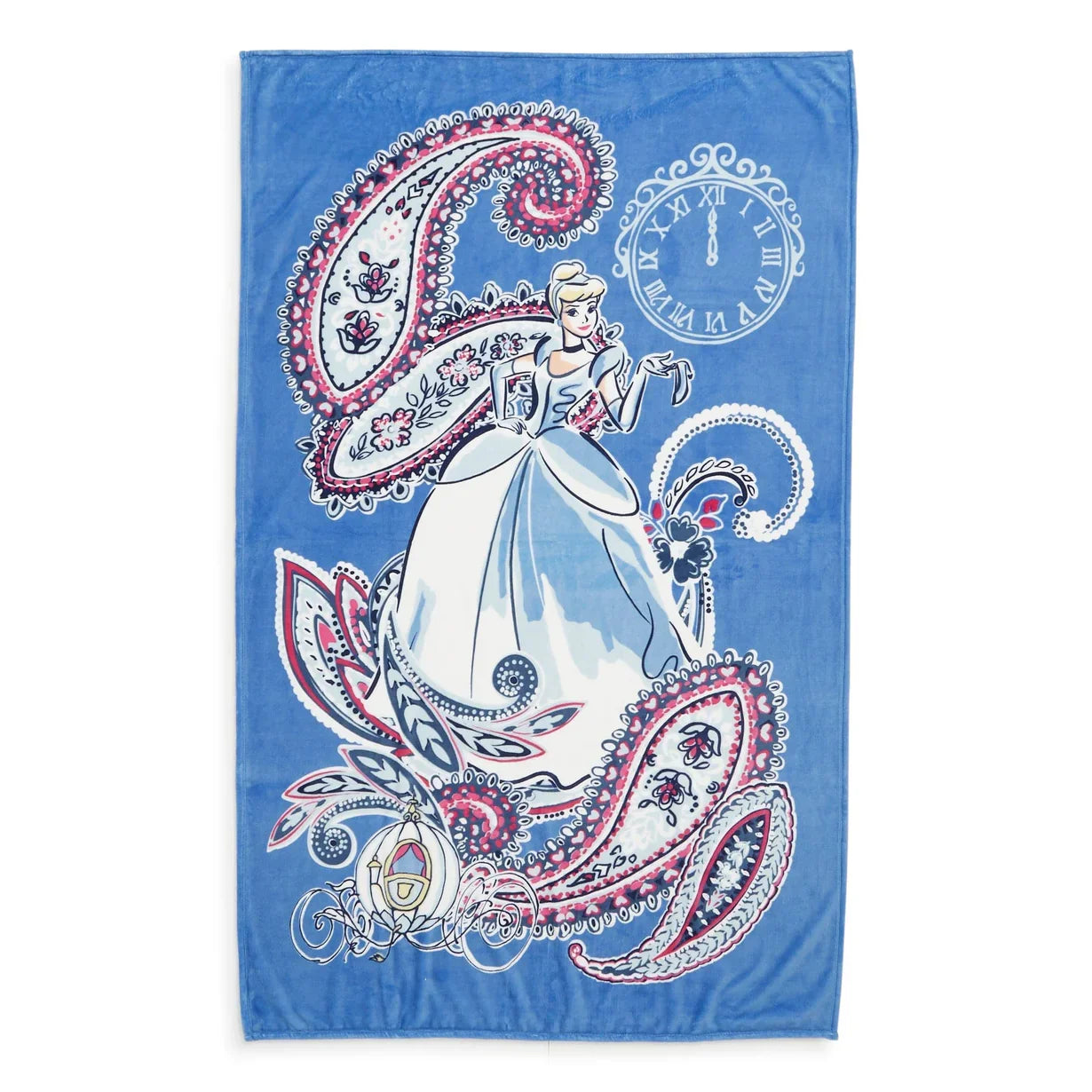 Vera Bradley Disney Cinderella Plush Throw Blanket - Paisley