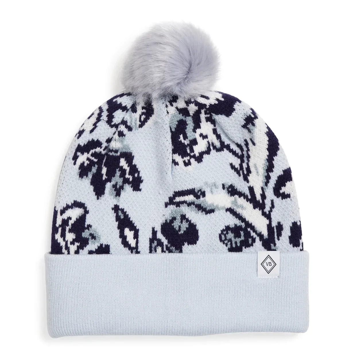 Knit Pom Beanie - Perennials Misty Surf