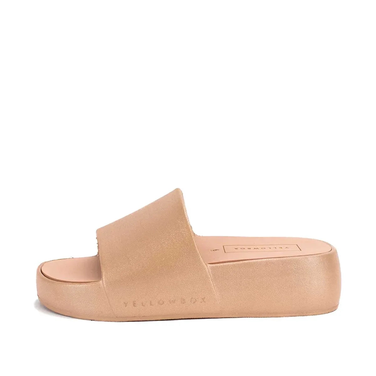 Yellow Box Torrey Flatform Sandal - Blush Shimmer