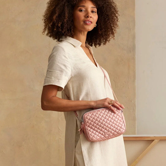 Vera Bradley Evie Crossbody - Rose Quartz