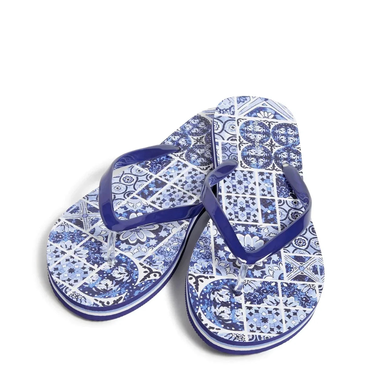 Flip Flops - Island Tile Blue