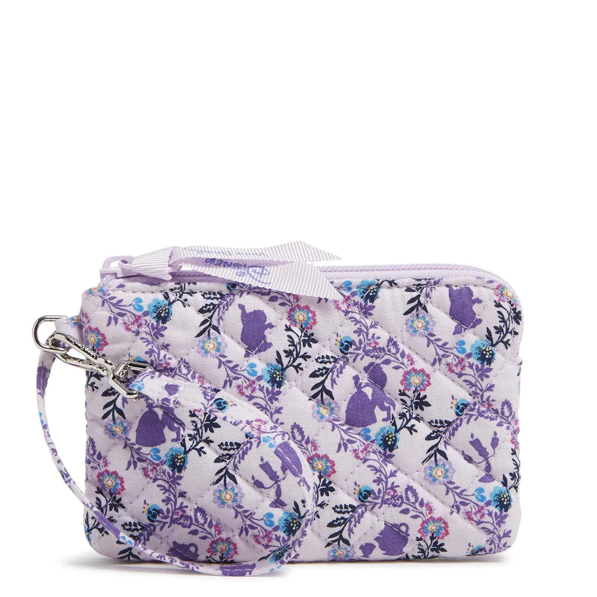 Vera Bradley Disney Clip & Zip Mini Pouch - Belle Floral Cameos