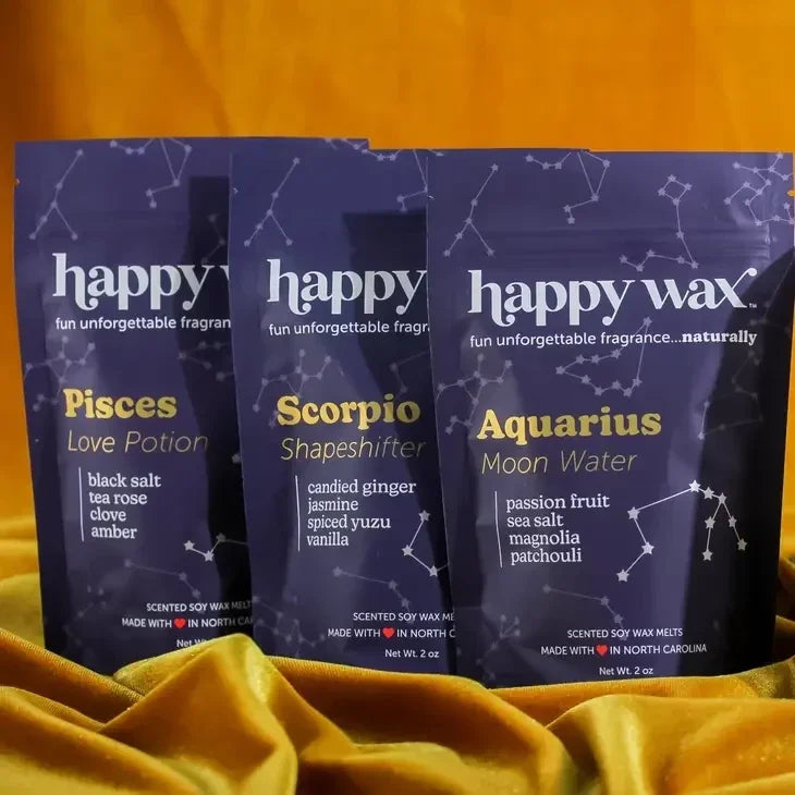 Happy Wax Zodiac Collection Pouches