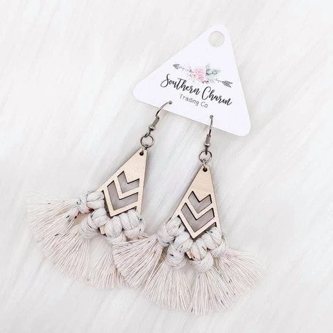 Julia  Macrame Earrings