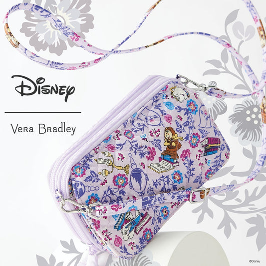 Vera Bradley Disney RFID All In One Crossbody - Belle Petite Floral