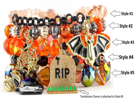 Erimish Trick or Treat Stretch Bracelet