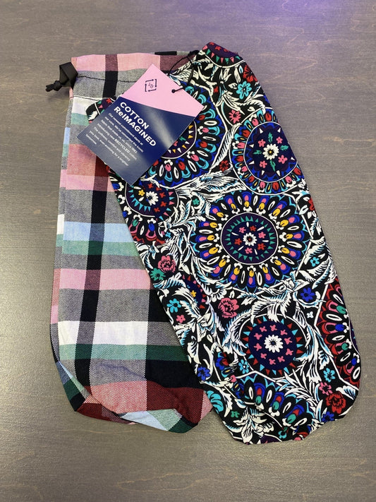 Bottle Fabric Gift Bag Set of 2