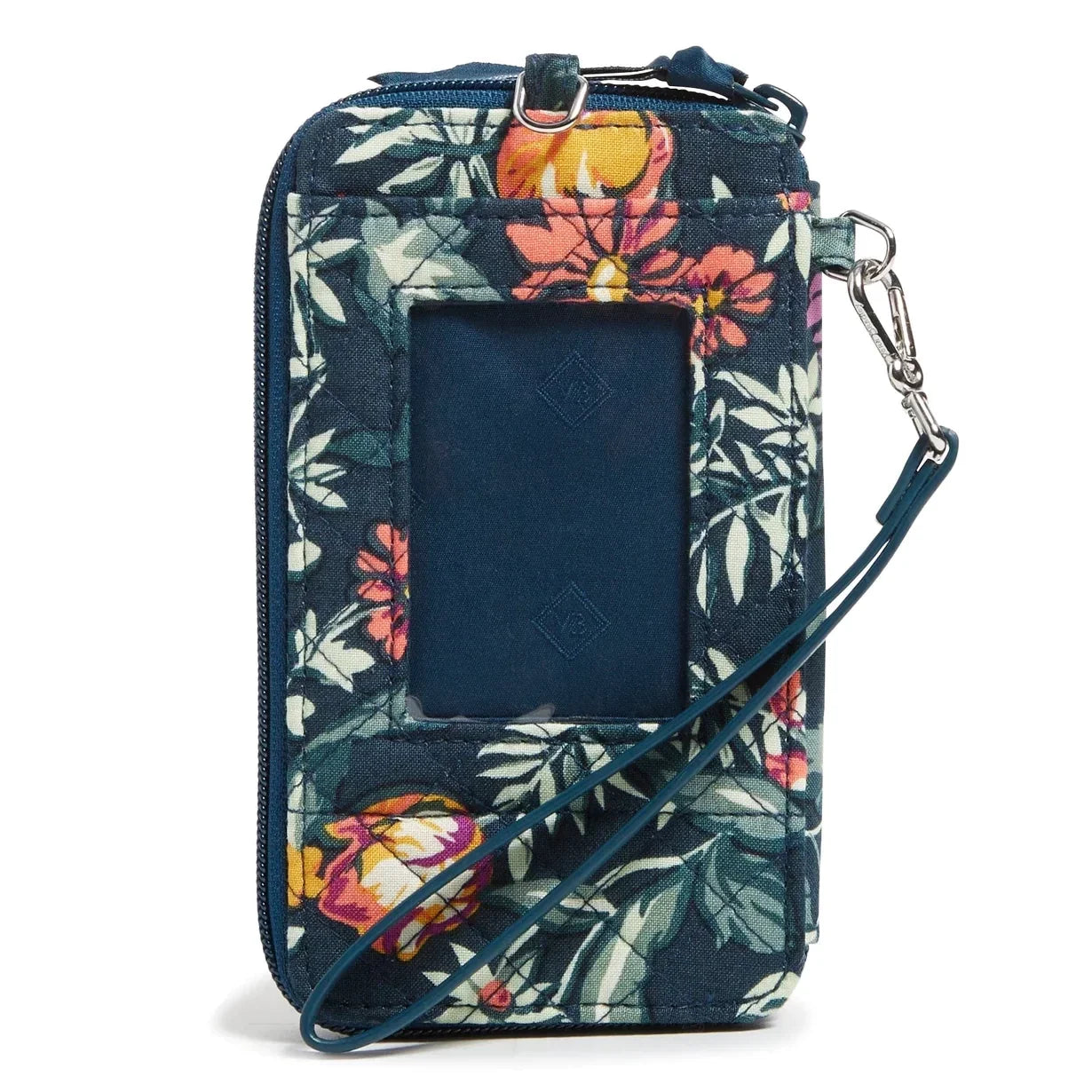 Vera Bradley RFID Smartphone Wristlet - Fresh Cut Floral Green