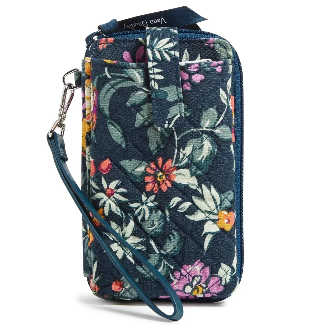 Vera Bradley RFID Smartphone Wristlet - Fresh Cut Floral Green
